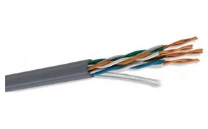 Bobina UTP CAT6 para interior - 4 pares, 23 AWG, bobina de 305 mts, 100 cobre, condumex 66446835, color gris
