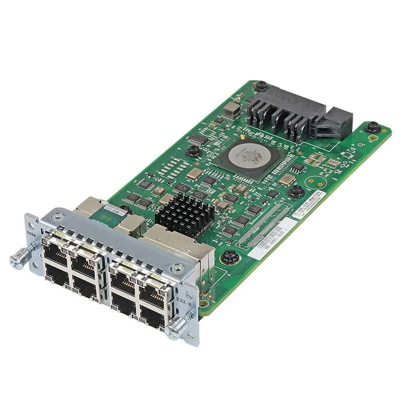 Módulo de Interfaz de Red NIM-ES2-8 Cisco - tarjeta NIM de 8 puertos capa 2 (L2) GE para router C8200-1N-4T 1000 Mbit/s