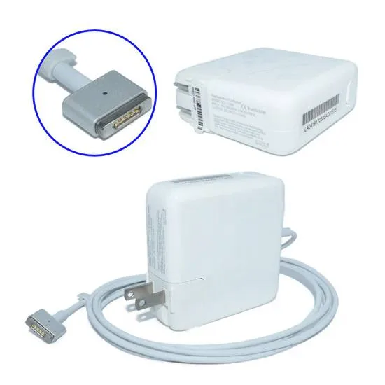Cargador / Adaptador para Laptop AC-AP2-60W GENERICO de 60w 16.5v y 3.65A magsafe 2 Blanco