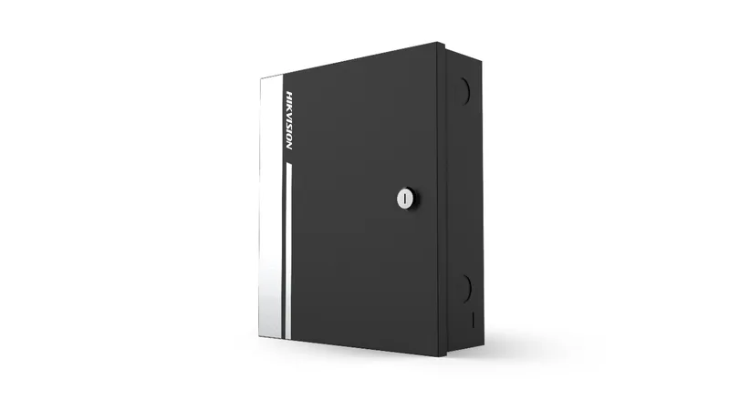 Hikvision DS-K2801 - controlador de Acceso 1 Puerta y 2 Lectores, Administración Software FREE, 12Vcc/8A
