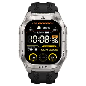 Smartwatch KOSPET KOSPET TANK M4 tmko-007 - Plata, 10 días, Resistente al agua