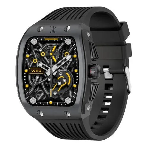 Reloj inteligente con Asistente Virtual Chat GPT Metrion Color Negro| PERFECT CHOICE PC-270201