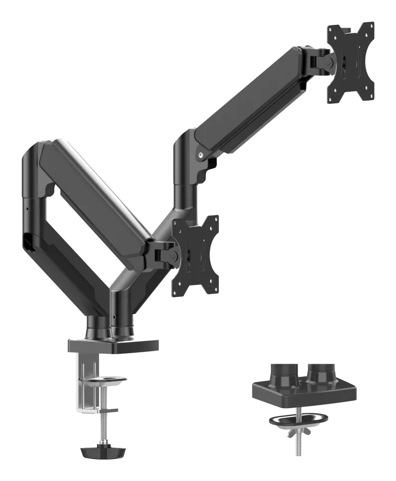 Brazo Articulador Para Dos Monitores Naceb (NA-0214) - Brazo Articulador Para Dos Monitores Na-0214 Negro Dsa2102 Naceb Technology