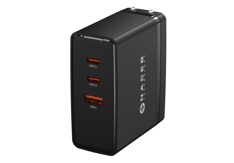 NACEB CARGADOR DE PARED GaN USB-A + USB-C + USB-C 100W NA-0145 Naceb Technology