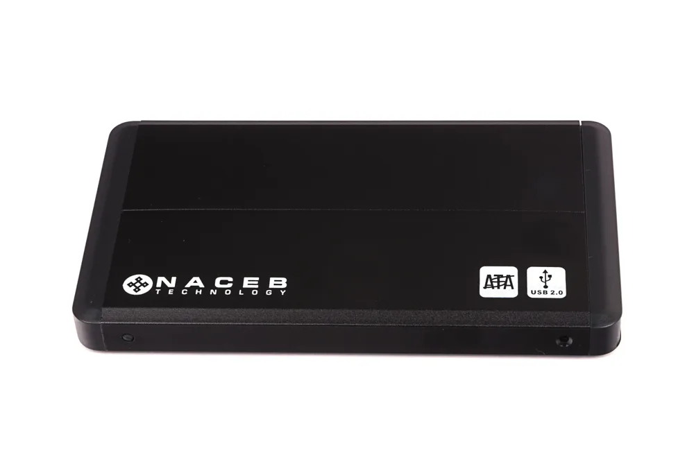 Gabinete para Disco Duro Naceb Technology NA-280 - 1 TB, USB 2.0, 2.5 pulgadas, Negro