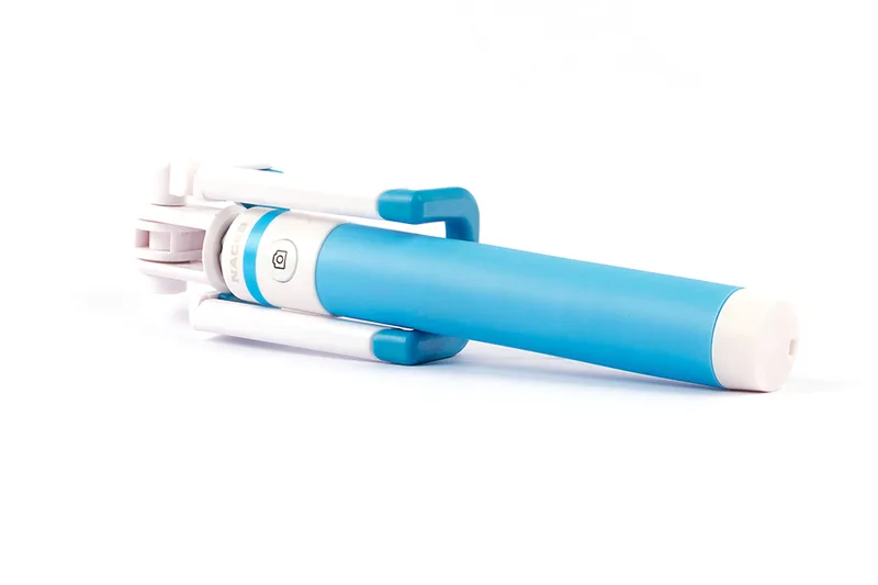 Soporte para selfies Naceb Technology - Azul, Sistemas Android y IOS Plastico, Acero NA-595AZ