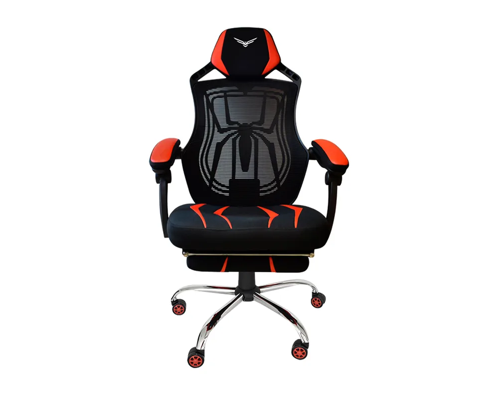 Silla Gaming Naceb Technology NA-0928 - Gamer, Asiento acolchado, Negro/Rojo Naceb Gaming
