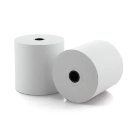 Rollo de Papel Nextep Térmico NE-529 80x70 mm c/5 piezas gramaje 55 y largo 55m +5 impresión color negro