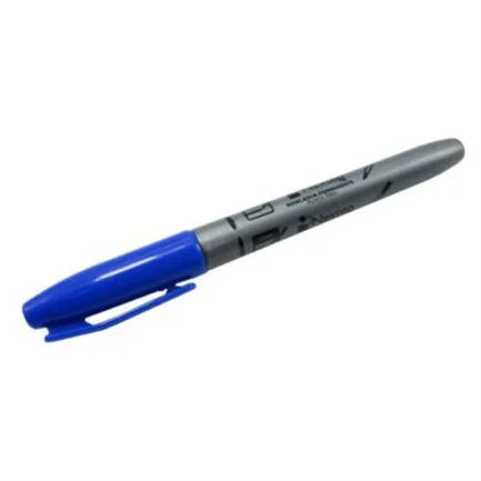 Marcador Permanente Nextep NE-072 Punto Fino 2mm Color Azul con 12 piezas