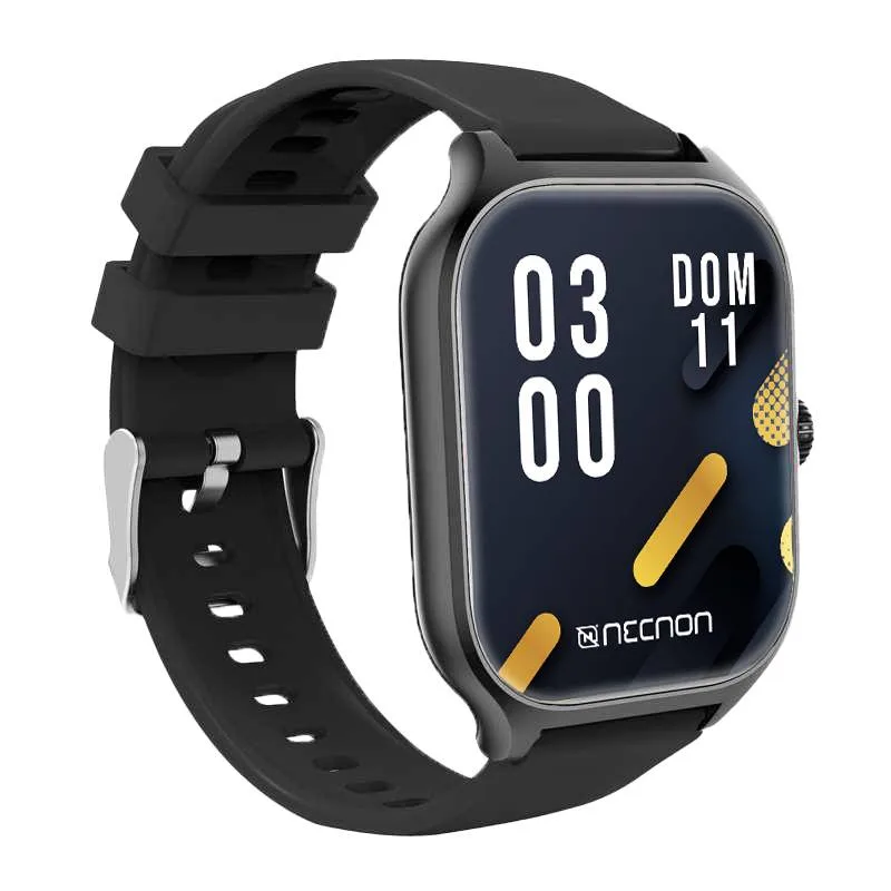 SMARTWATCH NSW-101 2.01 IP67 BT 5.0 APP FITPRO BAT 180 mAH MIDE CALORIAS FC CON VIBRACIÓN MULTIMEDIA FUNCIÓN BUSCAR Y FOTOS A DISTANCIA NEGRO/NEGRO