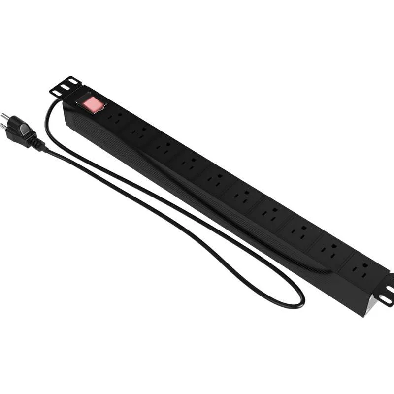 PDU - rackeable 9 tomacorrientes, 125VCA, 15A, con supresor de sobretensión NPD-11U9N15A NEXXT Negro AW222NXT81