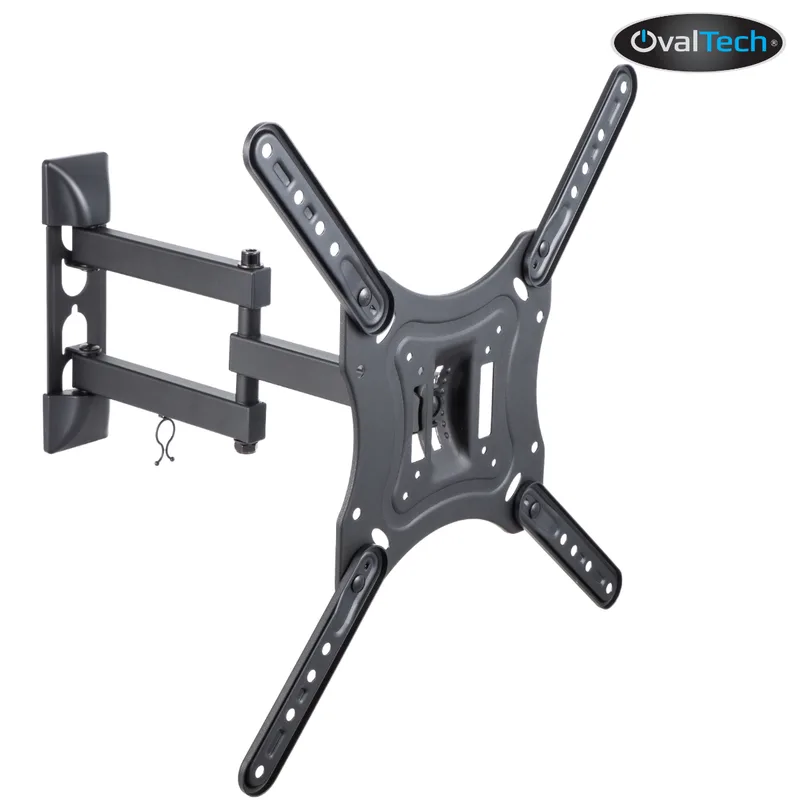 Soporte de Pared Movil OVALTECH OVTV-M2355 para TV de 23 pulgadas a 55 pulgadas (Resistencia 30kgs) 30 kg