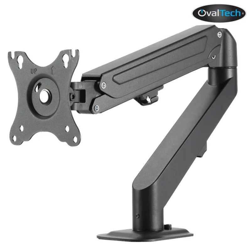 Soporte para Monitor OVALTECH OVM-S1727 para Monitor LCD de 17 pulgadas a 27 pulgadas (Resistencia 6.5kgs) Negro