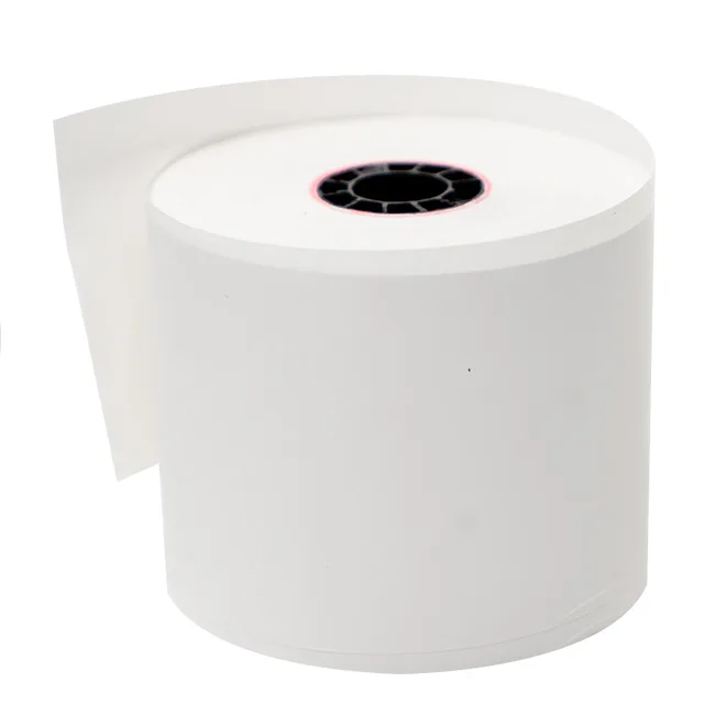Rollo Térmico Sencillo PCM T8070S - 50, Color blanco, Rollo 80MMX70MM