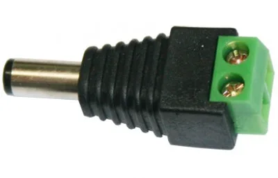 Adaptador de energía para cámaras DC Macho PROVISION-ISR Negro PR-C08