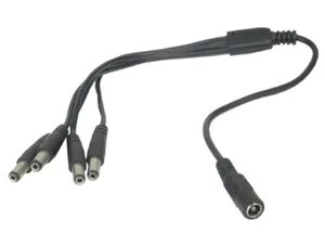 Divisor para fuente de poder - pulpo de una entrada y 4 salidas (soporta hasta 4 cámaras por fuente) PROVISION-ISR Accesorio PR-C14