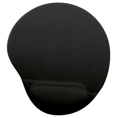 Mouse Pad con Descansa Muñecas - con Gel en la Almohadilla, Ergonómico, Antiderrapante, Amplio: 20.3*24.1*2, Negro, 500074N BROBOTIX