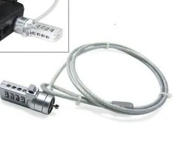 Candado de Combinación - K-Slot (Microsaver), P/Portátiles, Acero, BROBOTIX 128899 Plateado