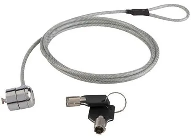 Candado de Llave - K-SLOT (MICROSAVER ), P/Portátiles, Acero, BROBOTIX 235497 Negro