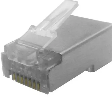 Plug RJ45 BROBOTIX 174090 - RJ-45, CAT5e Transparente