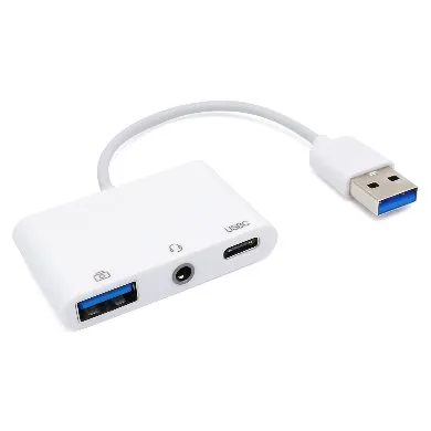 Convertidor USB V3.0 a USB Tipo A BROBOTIX 6000335 - Blanco