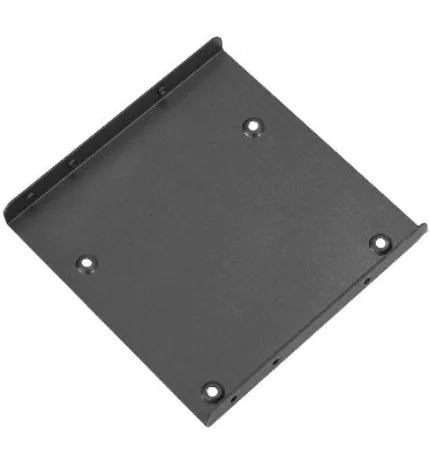 Riel de Montaje para Disco Duro HDD Y/o SSD - de 2.5 Pulgadas a 3.5 Pulgadas, C/tornillos de Sujección a Disco Y Gabinete Cpu, 6005804 Brobotix Negro