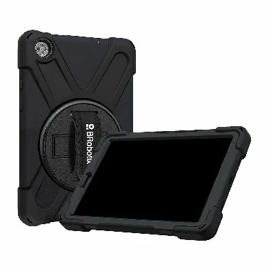 Funda Protector C/correa - Uso Rudo, Giro 360°, para Lenovo Tab M8, TB300FU (2023), TB301XU (2024), 8 Pulgadas, con Mica, Brobotix 6005187 6006153