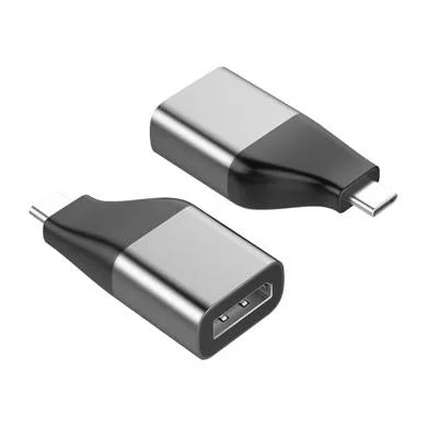 Adaptador Usb C Macho a Display Port Hembra - Brobotix (6006122) Gris