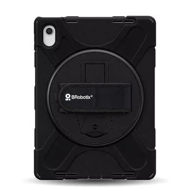 FUNDA PROTECTOR C/CORREA - USO RUDO, GIRO 360º, P/IPAD 11 Pulgadas, 11VA GENERACIÓN, A16, 2025, C/MICA, BROBOTIX 406016 RBT