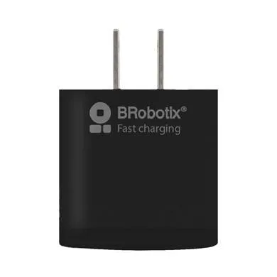 Cargador Carga Rápida - Usb V3.0, 18W, 1 Puerto Tipo A, Color Negro, Brobotix 6006641