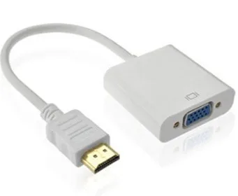 Convertidor HDMI a VGA - Blanco, BROBOTIX 110910 Color blanco