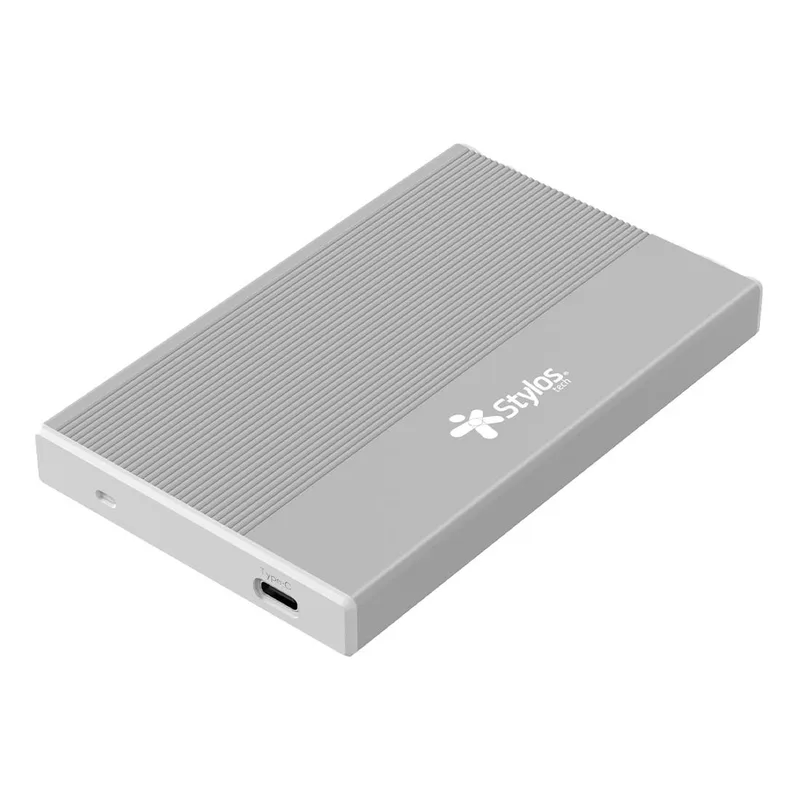 Enclosure Stylos STEN251S 2.5 Pulgadas Interfaz Tipo C - Gabinete para SSD y HDD de 2.5 Pulgadas con un grosor de 9.5 mm Soporta protocolo de