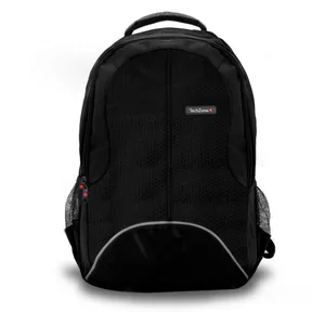 Backpack Eco Sport TechZone - de 15.6 pulgadas, múltiples compartimientos, costuras y asas reforzadas, garantía limitada de por vida TZBTS10BLK