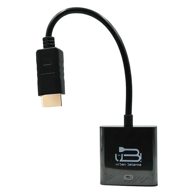 Adaptador Urban Balance Hdmi a Vga 1080P Negro VGA A HDMI - UB