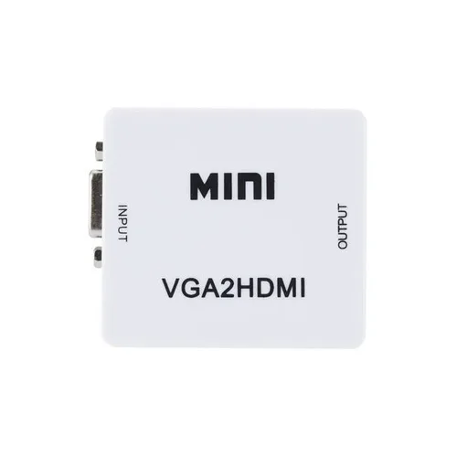 ADAPT P/CAM UB VGA A HDMI 60HZ Adaptador Mini VGA2HDMI Urban Balance Ideal para cámaras HD - consolas, Blu-ray y DVD. VGA2HDMI