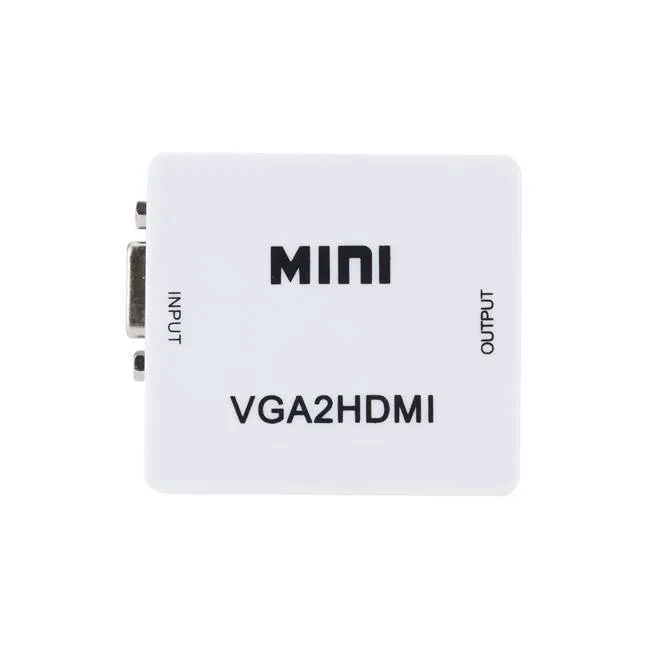 ADAPT P/CAM UB VGA A HDMI 60HZ Adaptador Mini VGA2HDMI Urban Balance Ideal para cámaras HD - consolas, Blu-ray y DVD. VGA2HDMI