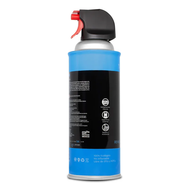 Aire comprimido VORAGO - CLN-100, Removedor de polvo, 440 ml Blanco