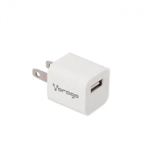 Cargador de pared VORAGO AU-105 - Interior, Corriente alterna, Color blanco, 5 V AU-105/B