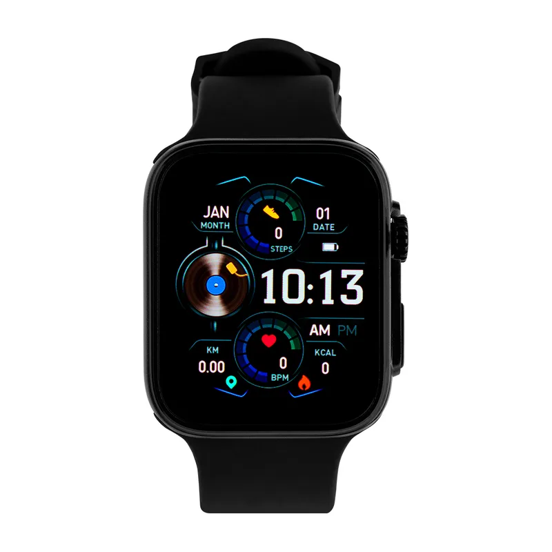 Smartwatch Vorago SW-500 Cuadrado IP67 BT 5.1 Amoled 1.78" Llamadas 2 Extensibles Negro
