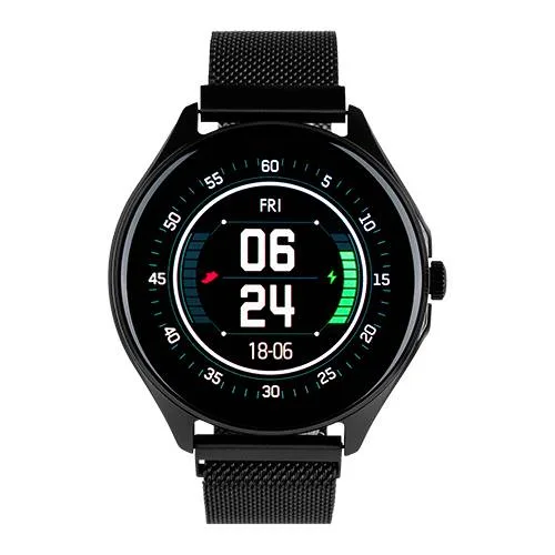 Smartwatch Vorago SW-505 Redondo IP67 BT 5.3 Amoled 1.43" Llamadas 3 Extensibles Negro