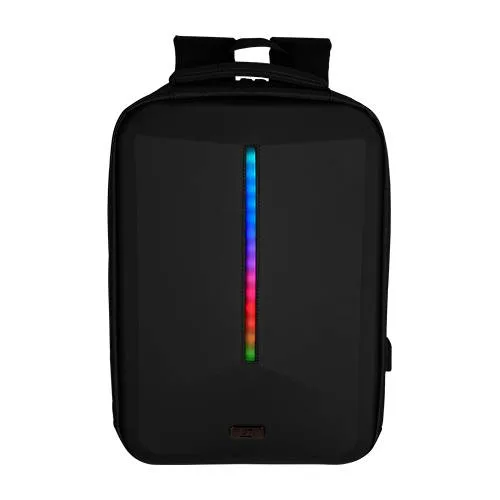 Mochila Start The Game BP-500 Luz RGB Configurable App 15.6 Pulgadas Usb VORAGO