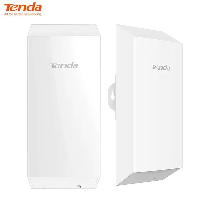 Antena O1 TENDA 2.4GHz 8 dBi 11n PTP y PTMP - ISP Privada, CCTV y transmisión de datos. Rango 500 mts, ip65, led PoE/LAN, LED1, LED2, maxima 300 Mbps