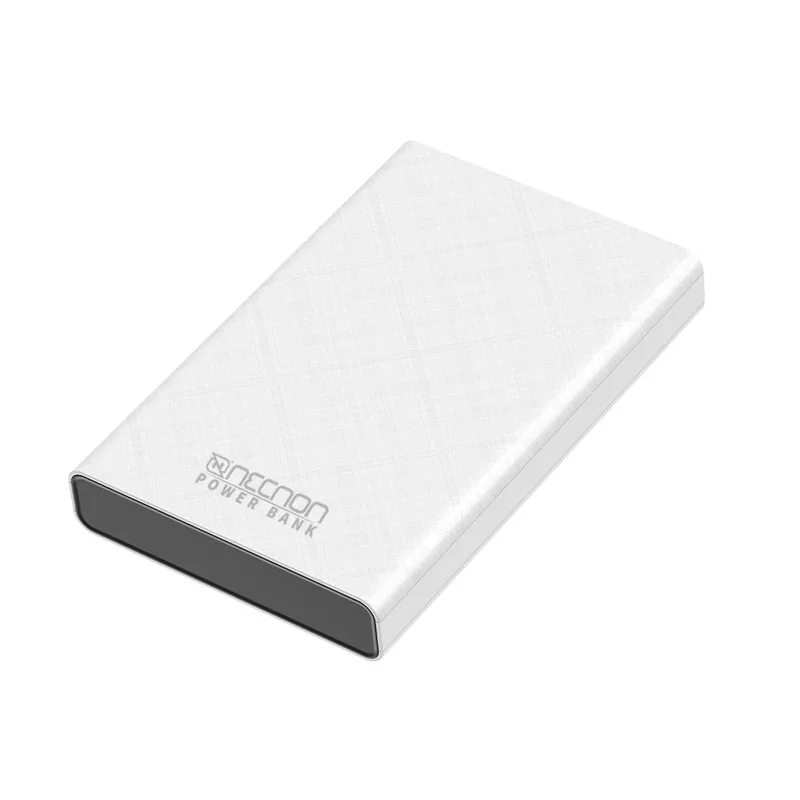 Power Bank NPW-05TC Necnon 5000mAh entrada y salida doble USB 5V/2.1 y tipo C 5V/2.1A. 1 A 2 CARGAS indicador de carga con luz LED - bateria de 5, BAT