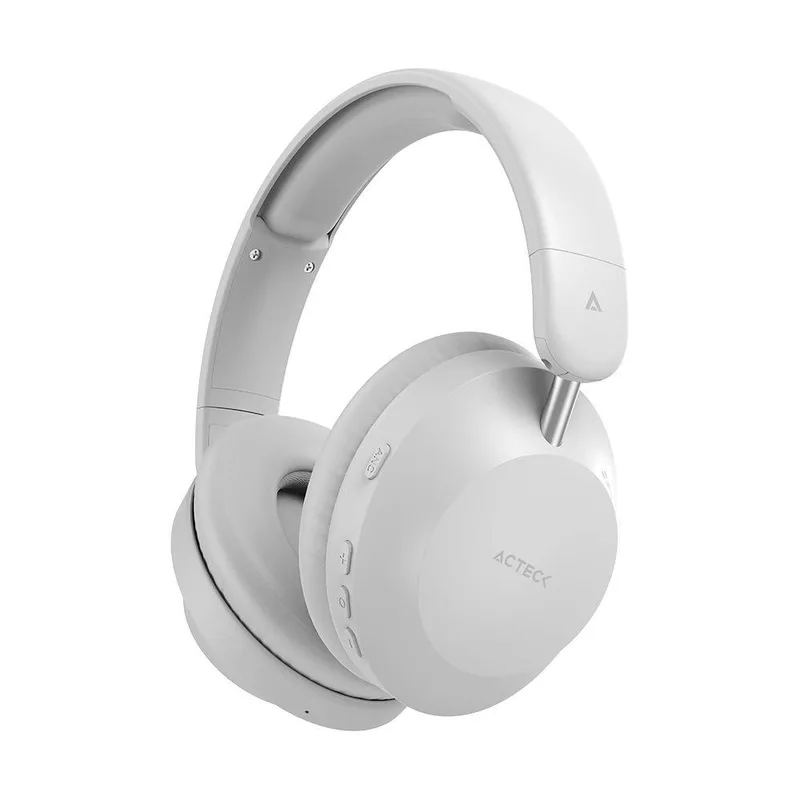 Audífonos Inalámbricos Bluetooth Triton Pro HP636 Acteck Advanced Series Cancelación de ruido Blanco AC-940931