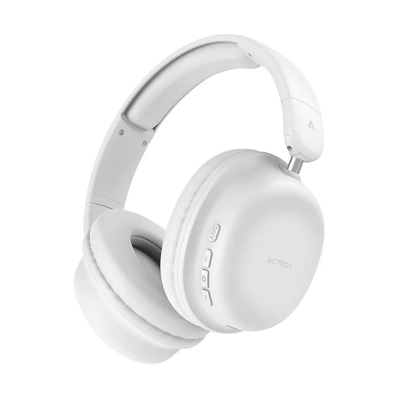 Audífonos Inalámbricos Bluetooth Honour 2 Plus HP626 Acteck Advanced Series Cancelación de ruido Blanco AC-940955