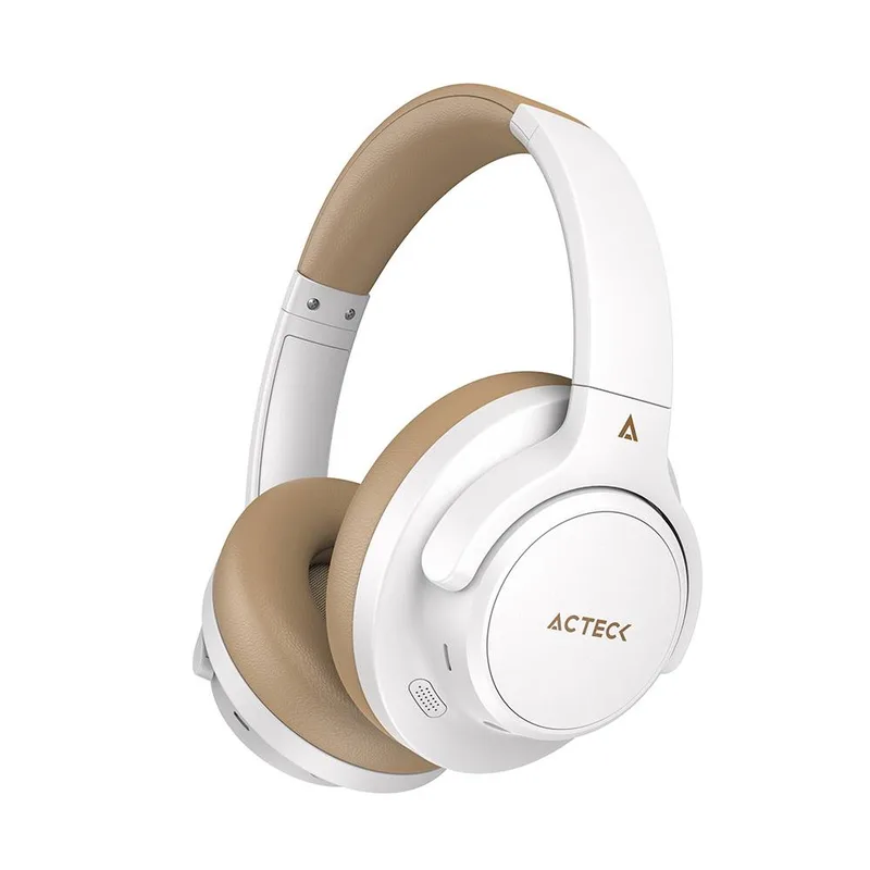 Audífonos Inalámbricos Bluetooth Hype Epic HP750 Acteck Elite Series Cancelación de ruido activo hibrido - Color Blanco. AC-940863