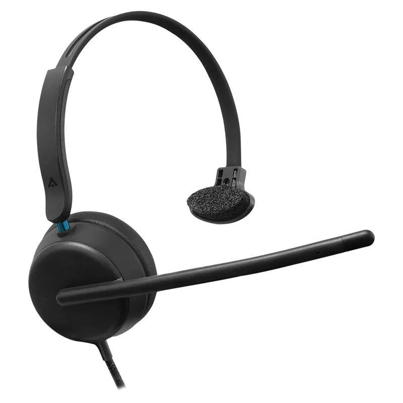 Audífono Monoaural ACTIVE PRO HC545 - Conexión USB-A, Micrófono Omnidireccional ACTECK Negro AC-942959