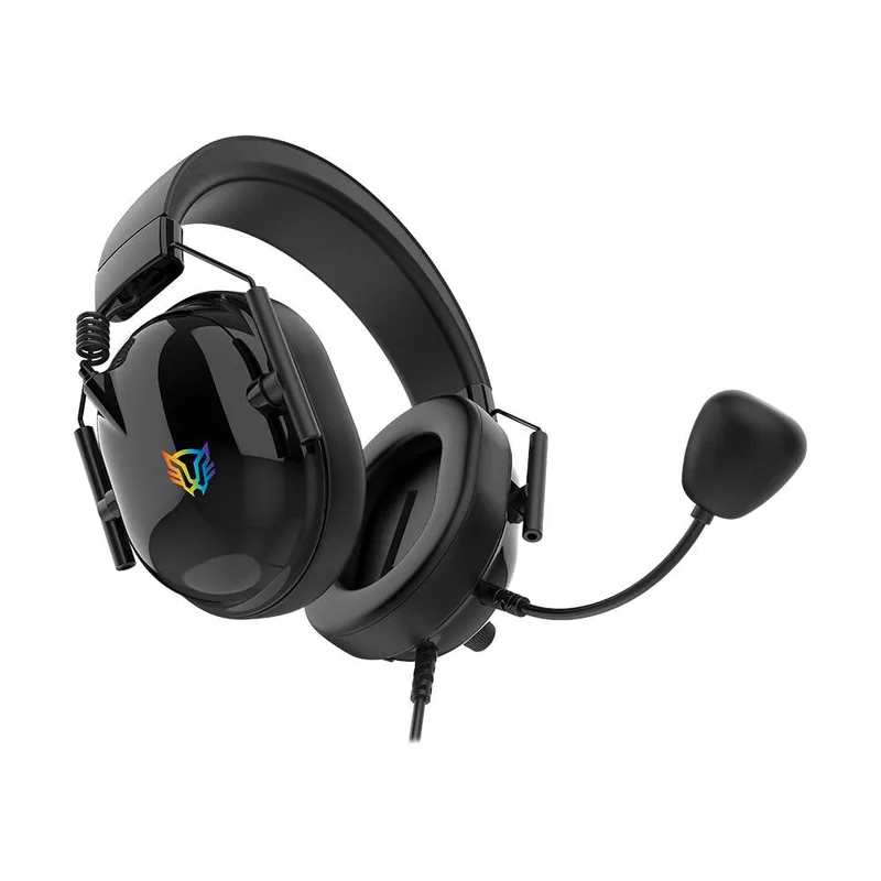 Audífonos Gamer Alámbrico Aviator Level HA757 Balam Rush Legend Series Sonido Envolvent - Micrófono Omnidireccional Negro BR-941167
