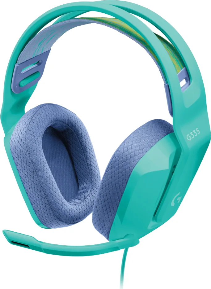 Diademas LOGITECH G335 - Diadema, Menta 981-001023