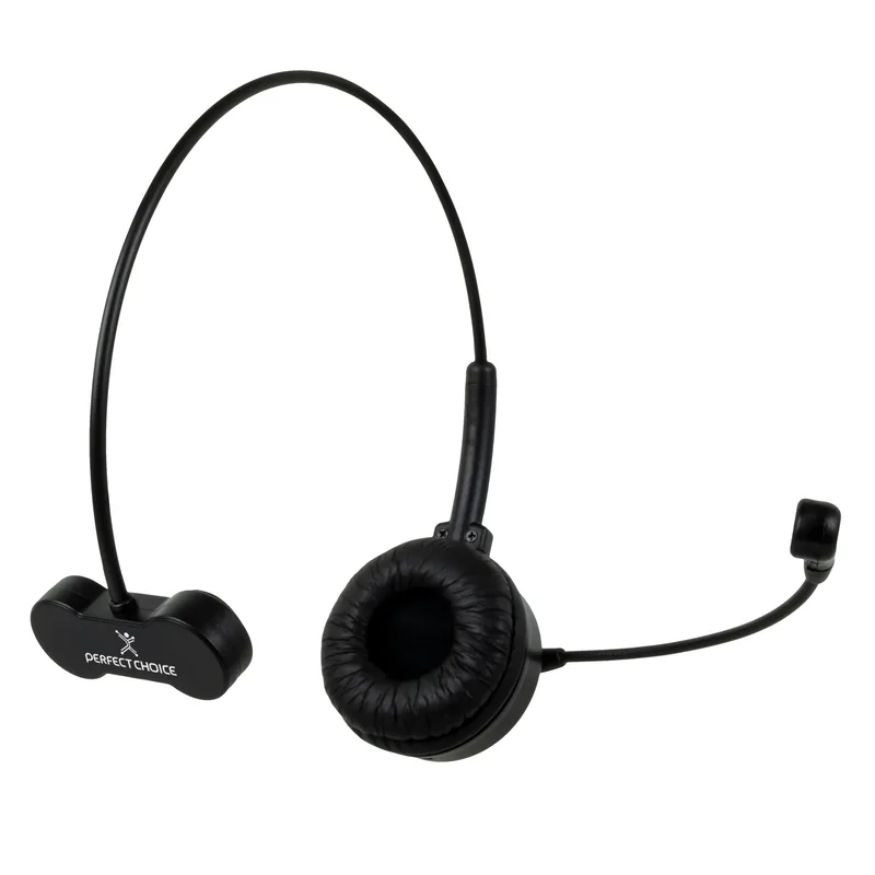PC-116899 Audifono Monoaural Bluetooth Inalámbricos Flexible para Oído Izquierdo | PERFECT CHOICE Negro
